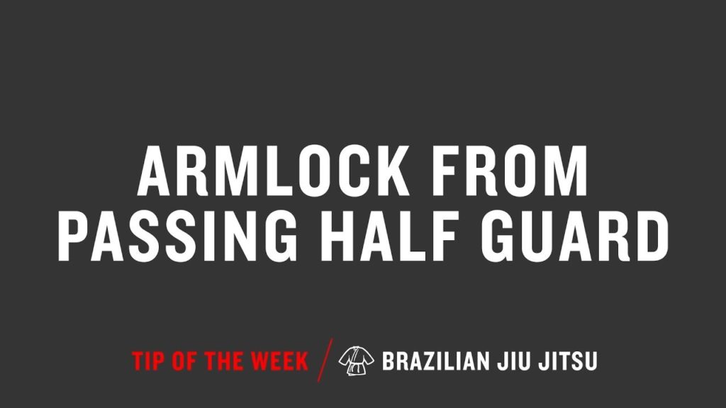 Armlock from passing half guard