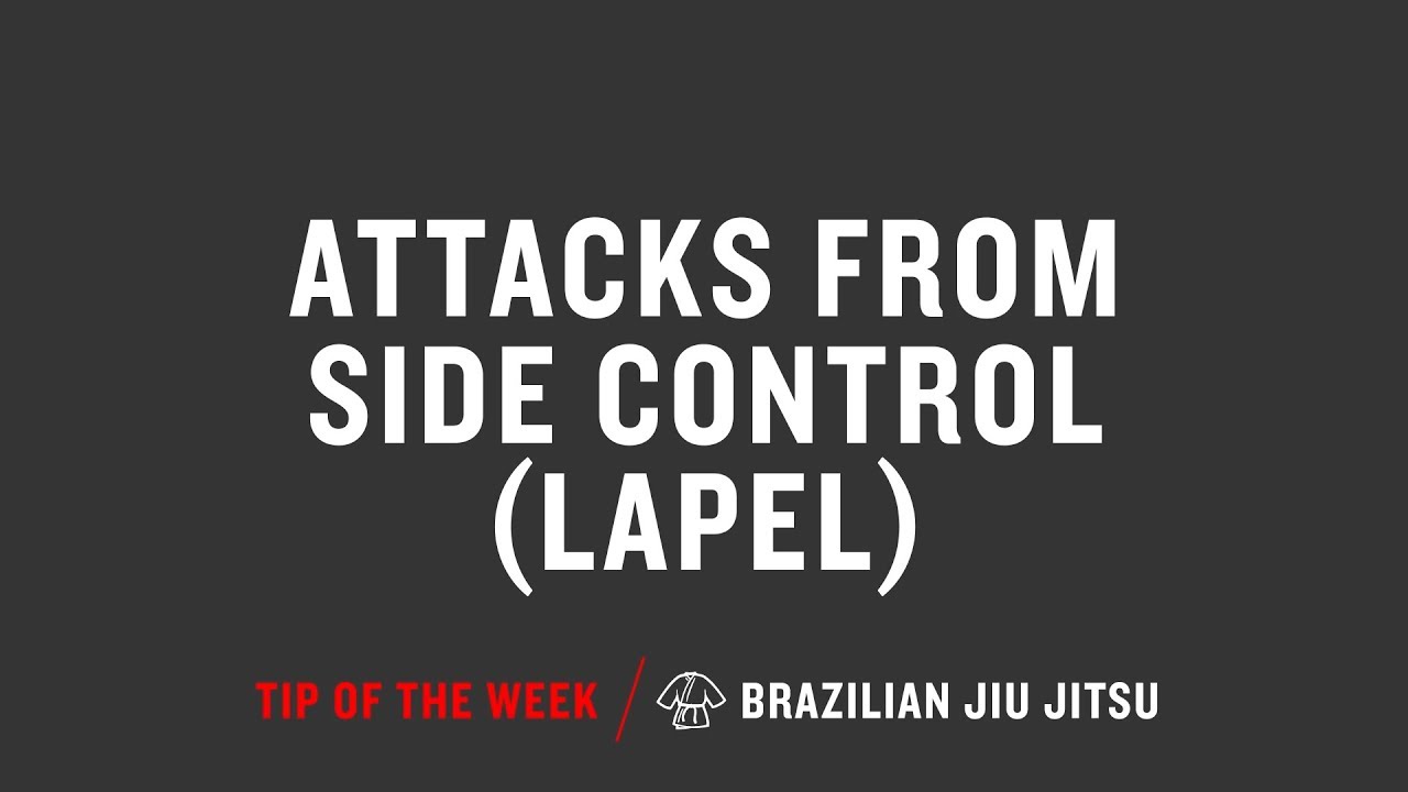 Attacks From Side Control Lapel