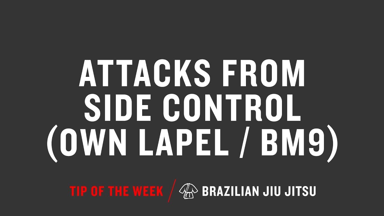 Attacks From Side Control Own Lapel Bm9