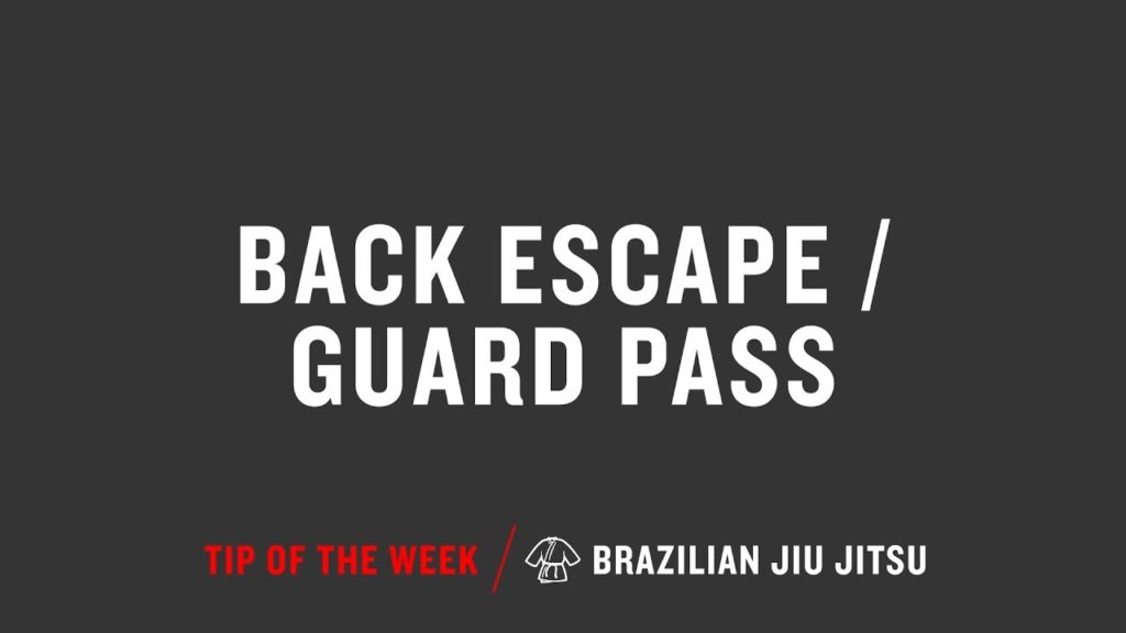 Back Escape Guard Pass