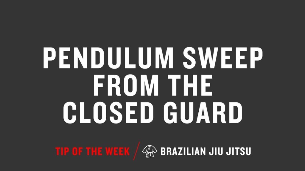 Pendulum Sweep From The Closed Guard