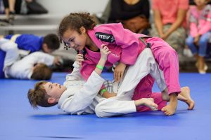 kids learning martial arts